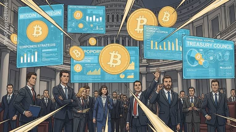 Bitcoin Treasury Council Formed: Advocates Push Corporate Crypto Adoption Through Congress