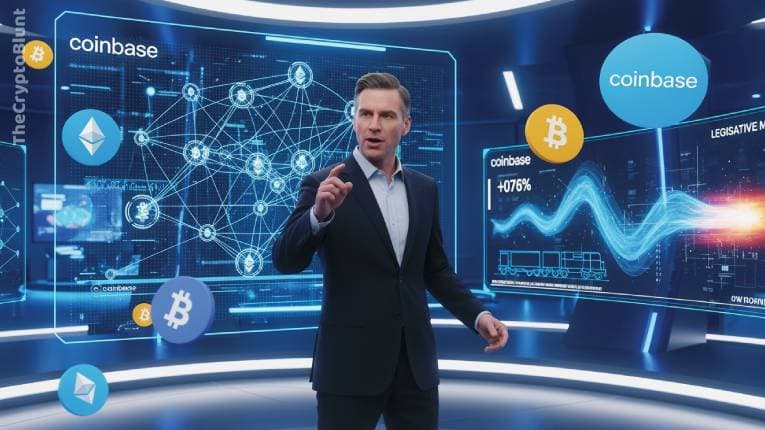 Coinbase CEO Brian Armstrong: Next Major Crypto Legislation Coming Like a 'Freight Train'