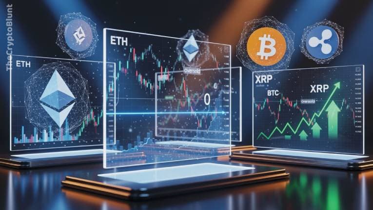 Crypto Market Shift: Ethereum Volatility Drops to Zero, Bitcoin Oversold Creates Uptrend, XRP Shows Recovery Signs