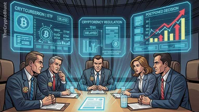 SEC Delays Major Crypto ETF Decisions: BlackRock and Franklin Templeton Applications Postponed