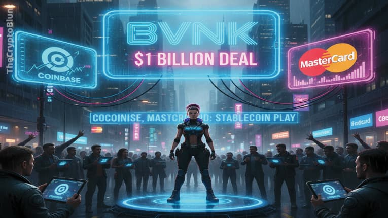 Coinbase and Mastercard Reportedly Pursuing Billion-Dollar Deals with Stablecoin Firm BVNK