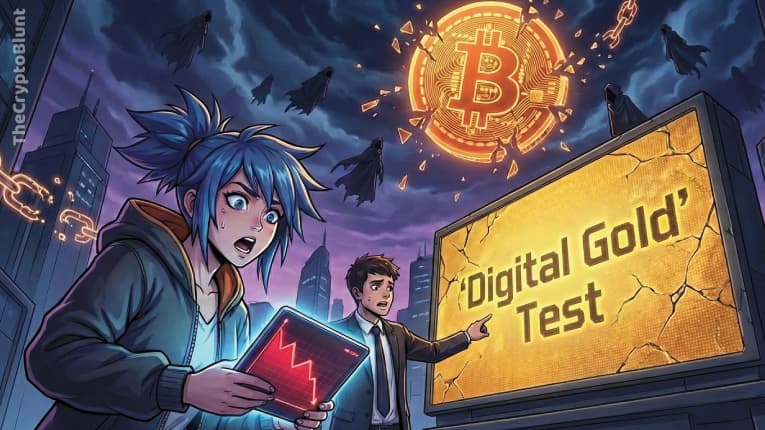 Bitcoin Falls Short of Its Biggest ‘Digital Gold’ Test
