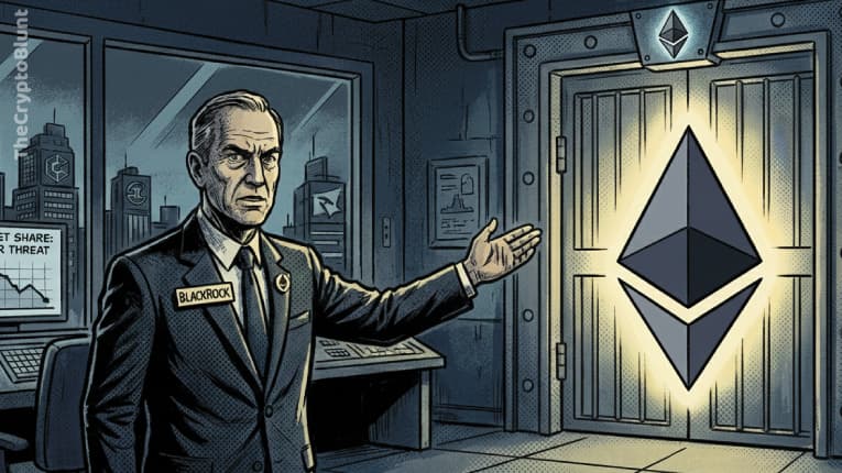 BlackRock Supports Ethereum Based Tokenization as Market Share Faces Pressure