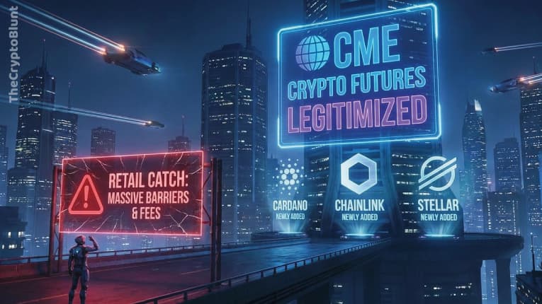 CME Adds Cardano, Chainlink, Stellar Futures as Crypto Derivatives Gain Ground
