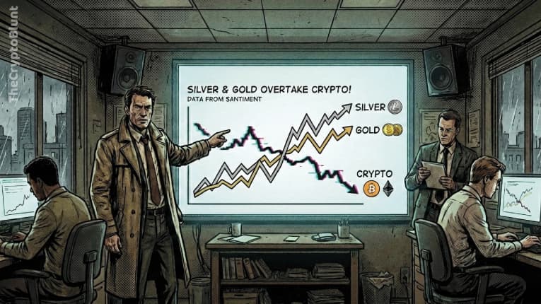 Gold and Silver Chatter Surges Past Crypto on Social Media: Santiment