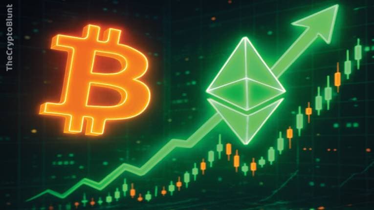 Bitcoin, Ethereum prices surge, driving crypto sentiment to 'Greed' after Fed speech