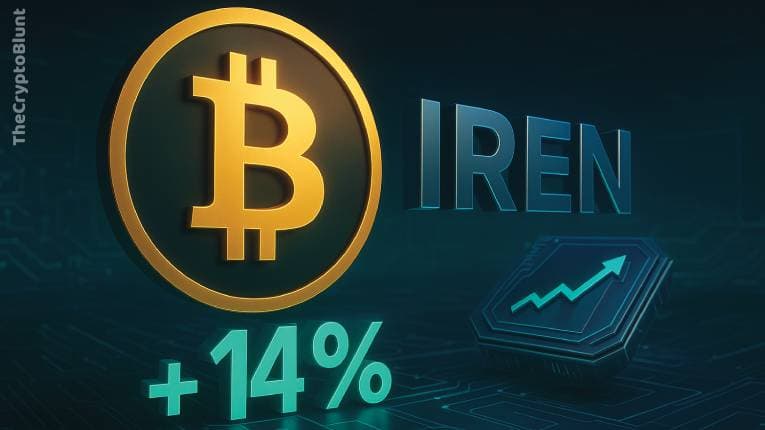 Bitcoin Miner IREN Jumps 14% After BTC-Driven Earnings and AI Strategy Reveal