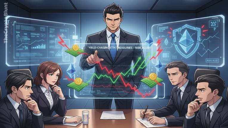 ETH Treasury Risk Alert: Yield-Chasing Firms Most Vulnerable, Says Sharplink Gaming CEO
