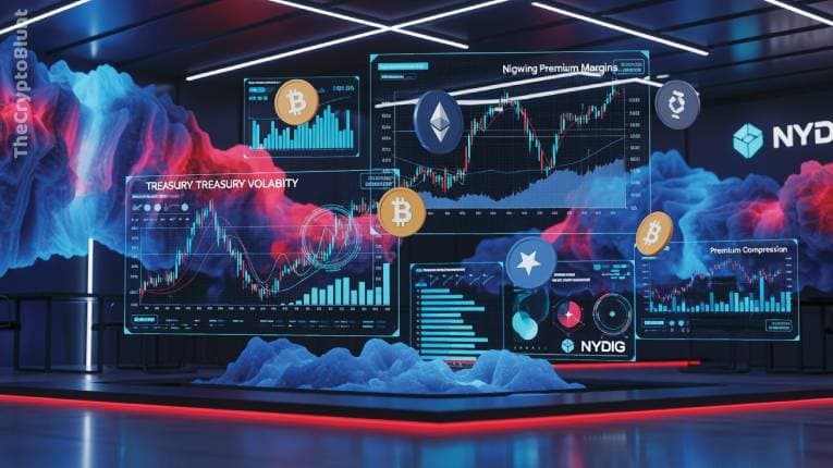 NYDIG Alert: Crypto Treasury Companies Brace for Volatility as Premium Margins Shrink