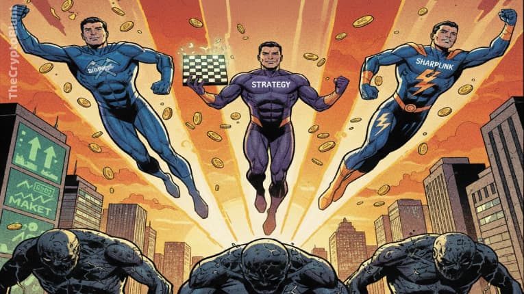 BitMine, Strategy, and SharpLink Stocks Outperform the Crypto Market Recovery