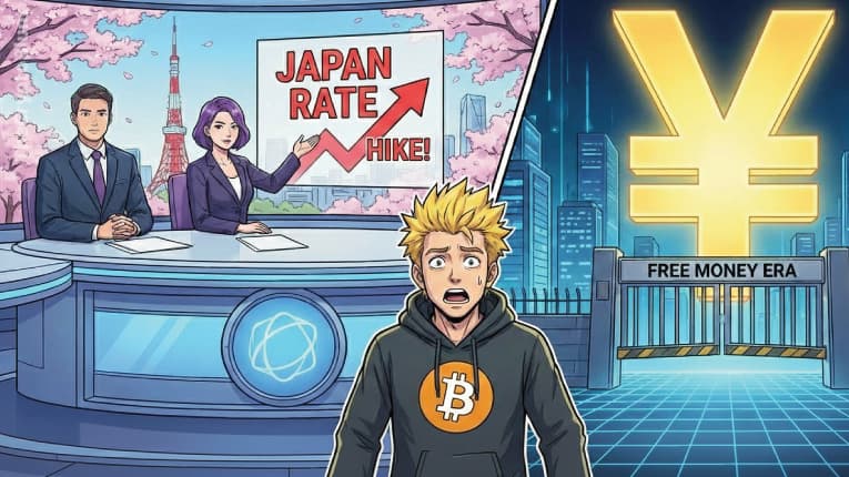 Japan’s Rate Hike Signals End of Easy Money, Raises Stakes for Bitcoin