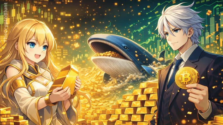 Gold Buying Hits Rare Extreme, Rivaling Crypto Whale Activity