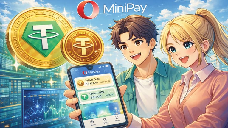 Tether Brings USDT and Tether Gold to Opera’s MiniPay Wallet