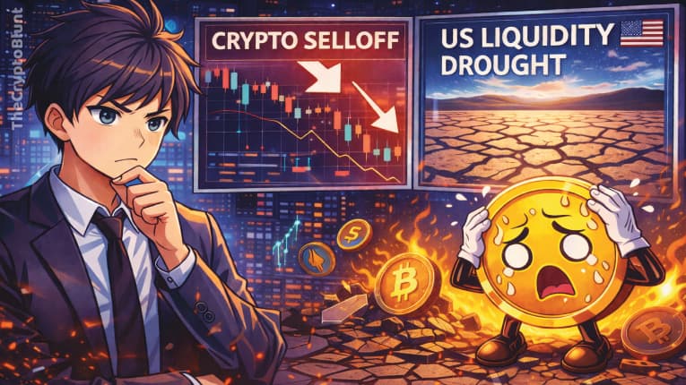 US Liquidity Crunch Likely Behind Crypto Selloff, Analyst Says