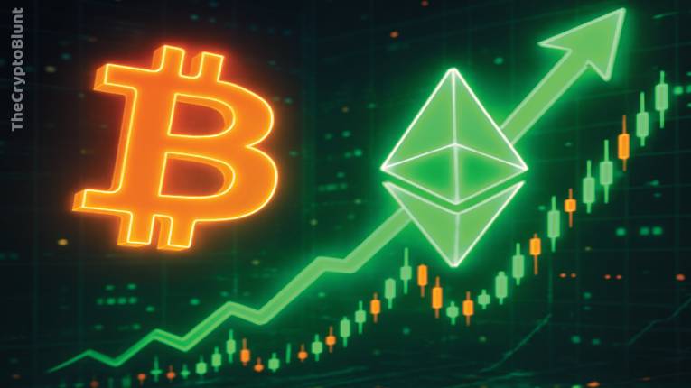 Bitcoin, Ethereum prices surge, driving crypto sentiment to 'Greed' after Fed speech