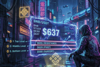 Binance Coin Stuck Near $637 — 3 Key Levels That Will Decide Next Move