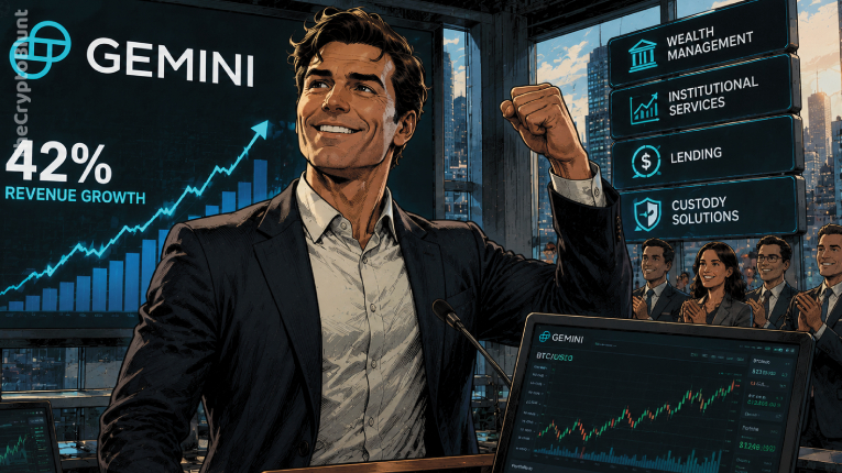Gemini Sees 42% Revenue Growth Following Financial Services Expansion