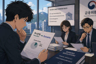 South Korea appraisals Hana Bank’s Stake in Dunamu Under Banking Regulations