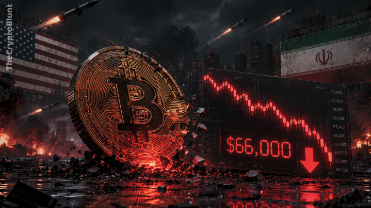 Bitcoin Slips Below $66K as Fresh US-Iran Strikes Shake Markets