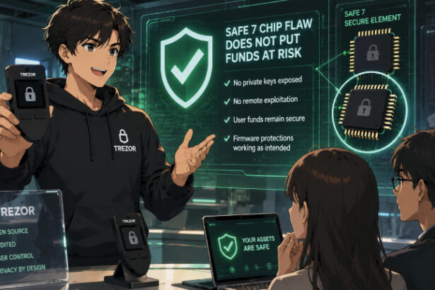 Trezor Says Ledger-Discovered Safe 7 Chip Flaw Poses No Risk to User Funds