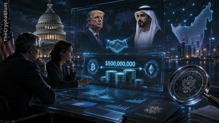 US Senate Democrats Seek Probe of $500 Million Crypto Agreement Between Trumps and UAE