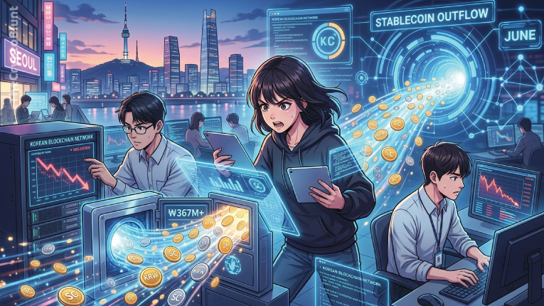 South Korean Stablecoin Outflows Surpassed $367M in June: Report