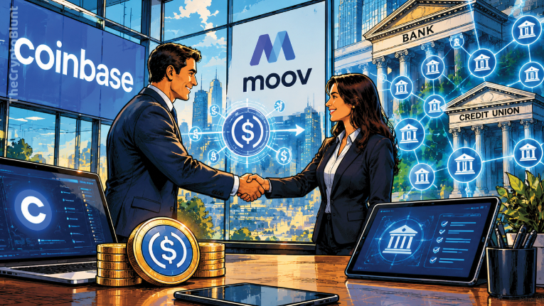 Coinbase-Moov Deal Brings Stablecoins to 1,000+ Banks and Credit Unions