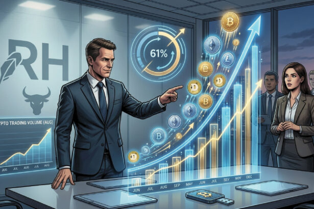 Robinhood Crypto Trading Volume Surges 61% in August